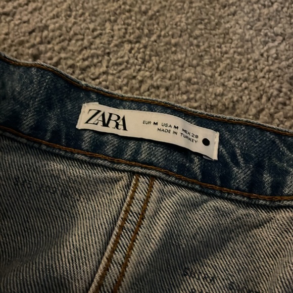 Zara skirt size medium M women’s denim long skirt - Picture 4 of 4